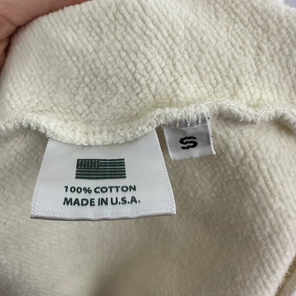 Mr. Saturday Sweatshirt Hoodie in Off White Womens Size Small - Picture 6 of 9